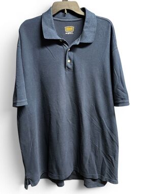 Foundry Supply Co Navy Blue Polo Shirt 2XL